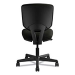 Hon Volt Series Leather Task Chair, Supports up to 250 lbs., Black Seat/Black Back, Black Base view 1
