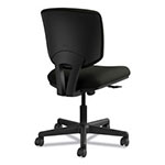 Hon Volt Series Leather Task Chair with Synchro-Tilt, Supports up to 250 lbs., Black Seat/Black Back, Black Base view 3