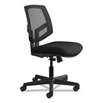 Hon Volt Series Mesh Back Task Chair with Synchro-Tilt, Supports up to 250 lbs., Black Seat/Black Back, Black Base view 3