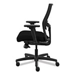 Hon Ignition 2.0 4-Way Stretch Low-Back Mesh Task Chair, Supports up to 300 lbs., Black Seat/Back, Black Base view 1