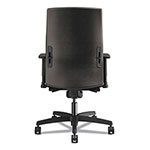 Hon Ignition 2.0 Upholstered Mid-Back Task Chair With Lumbar, Supports up to 300 lbs., Vinyl, Black Seat, Black Back, Black Base view 1