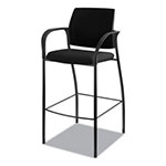 Hon Ignition 2.0 Ilira-Stretch Mesh Back Cafe Height Stool, Supports up to 300 lbs., Black Seat/Black Back, Black Base view 5