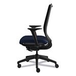 Hon Nucleus Series Work Chair with Ilira-Stretch M4 Back, Supports up to 300 lbs., Navy Seat/Back, Black Base view 2