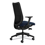 Hon Nucleus Series Work Chair with Ilira-Stretch M4 Back, Supports up to 300 lbs., Navy Seat/Back, Black Base view 5
