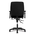 Hon Network Mid-Back Task Chair, Supports up to 250 lbs., Black Seat/Black Back, Black Base view 1