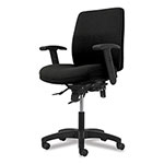 Hon Network Mid-Back Task Chair, Supports up to 250 lbs., Black Seat/Black Back, Black Base view 4