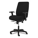 Hon Network High-Back Chair, Supports up to 250 lbs., Black Seat/Black Back, Black Base view 4