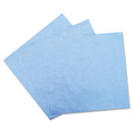 Hospeco Sontara EC Engineered Cloths, 12 x 12, Blue, 100/Pack, 10 Packs/Carton view 1