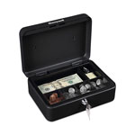 Honeywell Standard Cash Box, 9.8 x 7.3 x 4.1, Steel, Black view 1