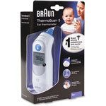 Honeywell Ear Thermometer, 2 AA Batteries Required, White/Blue orginal image