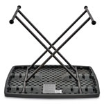 Iceberg IndestrucTables Too 1200 Series Resin Personal Folding Table, 30 x 20, Charcoal view 1