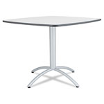 Iceberg CaféWorks Table, 36w x 36d x 30h, Gray/Silver orginal image