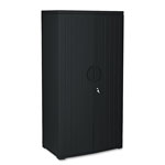 Iceberg OfficeWorks Resin Storage Cabinet, 36w x 22d x 72h, Black view 1