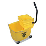 Impact Side-Press Squeeze Wringer/Plastic Bucket Combo, 12 to 32 oz, Yellow view 1