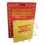 Impact Deluxe Reversible Right-To-Know\Understand SDS Center, 14.5w x 5.2d x 21h, Red/Yellow view 1