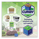 IPG Curby Mailer Self-Sealing Recyclable Mailer, Paper Padding, Self-Adhesive, #2, 11.38 x 9.5, 30/Carton view 2