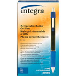 Integra Pen, Roller Gel, Retractable, .7mm, Blue Barrel, Blue Ink view 1