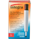 Integra Dry-Erase Marker, Chisel Tip, Red view 1
