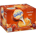 International Delight Hazelnut Liquid Creamer Singles, Hazelnut Flavor, 0.50 fl oz (15 mL), 192/Carton view 1