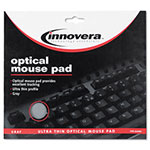 Innovera Ultra Slim Mouse Pad, Nonskid Rubber Base, 8-3/4 x 7, Gray view 1