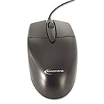 Innovera Mid-Size Optical Mouse, USB 2.0, Left/Right Hand Use, Black view 1