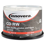Innovera CD-RW Discs, Rewritable, 700MB/80min, 12x, Spindle, Silver, 50/Pack orginal image