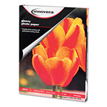 Innovera Glossy Photo Paper, 7 mil, 8.5 x 11, Glossy White, 100/Pack view 1