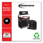 Innovera Compatible Black Ink, Replacement for Brother LC101BK, 300 Page-Yield orginal image
