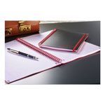 Black N' Red Twin Wire Poly Cover Notebook, Wide/Legal Rule, Black Cover, 8.25 x 5.68, 70 Sheets view 2