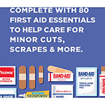 Johnson & Johnson Portable First Aid Kit - 80 x Piece(s) - 5.5