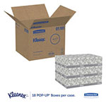 Kleenex Hand Towels, Pop-Up Box, Cloth, 9 X 10 ½, 120/Box, 18 Boxes/Carton view 2