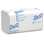 Scott® Control Hand Towels Slimfold (04442) with Fast-Drying Absorbency Pockets, White, 90 Towels / Clip, 24 Packs / Case view 2