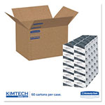 Kimtech™ Precision Wipers, POP-UP Box, 1-Ply, 4 2/5 x 8 2/5, White, 280/BX, 60 BX/CT view 3