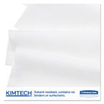 Kimtech™ SCOTTPURE Wipers, 1/4 Fold, 12 x 15, White, 100/Box, 4/Carton view 2