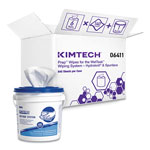 Kimtech™ Wipers for the WETTASK System, Quat Disinfectants and Sanitizers, 6 x 12, 840/Roll, 6 Rolls/Carton orginal image
