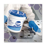 Kimtech™ Wipers for the WETTASK System, Quat Disinfectants and Sanitizers, 6 x 12, 840/Roll, 6 Rolls/Carton view 4