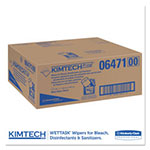 Kimtech™ Wipers for Bleach Disinfectants Sanitizers, 12 x 12 1/2, 90/Roll, 6 Rolls/Carton view 1