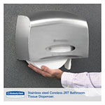 Scott® Pro Coreless Jumbo Roll Tissue Dispenser, EZ Load, 6x9.8x14.3, Stainless Steel view 3