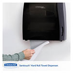 Kimberly-Clark Sanitouch Hard Roll Towel Dispenser, 12 63/100w x 10 1/5d x 16 13/100h, Smoke view 3