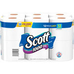 Scott® 1000 1-ply 12Roll Bath Tissue - 1 Ply - 3.70