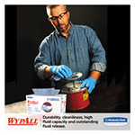 WypAll® X90 Cloths, Brag Box, 11 1/10 x 16 4/5, Denim Blue, 136/Box, 1 Box/Carton view 3