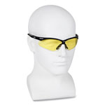 KleenGuard™ Nemesis Safety Glasses, Black Frame, Amber Lens, 12/Box view 4