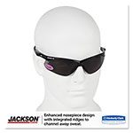 KleenGuard™ Nemesis Readers Safety Glasses, Smoke Frame, Smoke Polycarbonate Lens view 5