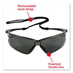 KleenGuard™ Nemesis Safety Glasses, Gun Metal Frame, Smoke Lens, 12 Carton view 4