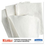 WypAll® General Clean X60 Cloths, 1/4 Fold, 12.5 x 10, White, 70/Pack, 8 Packs/Carton view 1