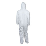KleenGuard™ A40 Elastic-Cuff and Ankles Hooded Coveralls, X-Large, White, 25/Carton view 3
