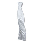 KleenGuard™ A40 Elastic-Cuff and Ankles Hooded Coveralls, White, X-Large, 25/Case view 5