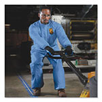 KleenGuard™ A60 Elastic-Cuff, Ankle & Back Coveralls, Blue, 2X-Large, 24/Case view 1