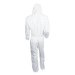 KleenGuard™ A20 Breathable Particle Protection Coveralls, Elastic Back, Hood, Medium, White, 24/Carton view 5