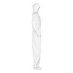 KleenGuard™ A20 Breathable Particle Protection Coveralls, Elastic Back, Hood and Boots, Large, White, 24/Carton view 2